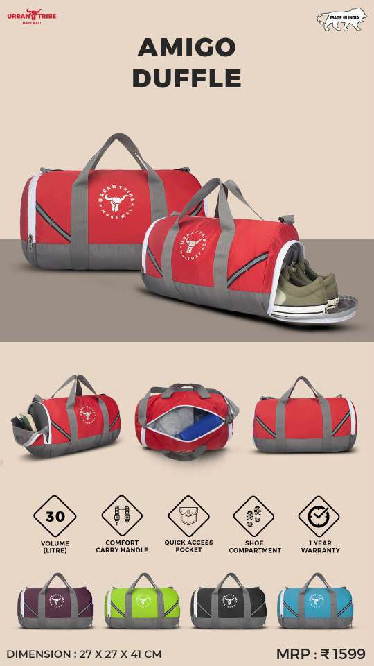 AMIGO DUFFLE – Everyday Gym & Travel Companion